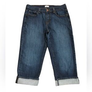 Levi’s 515 Capri Jeans Size 4 Medium Wash Capri Jeans Roll Cuff